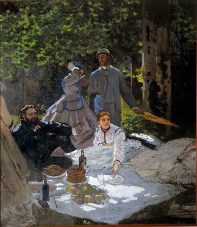Aamiainen nurmikolla tekijältä Claude Monet