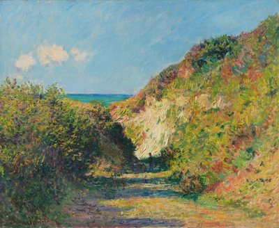 Uponnut polku, 1882 tekijältä Claude Monet