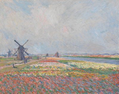 Tulppaanipellot lähellä Haagia. tekijältä Claude Monet