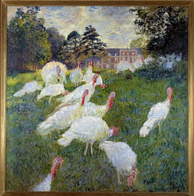Kalkkunat (näkymä Rottembourgin linnasta Montgeronissa) Claude Monet