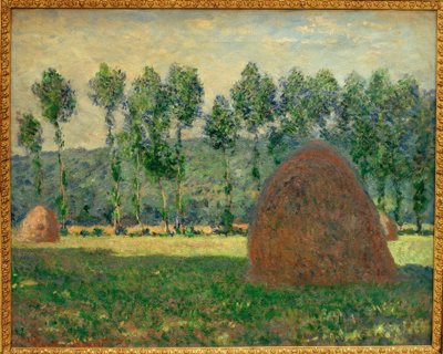 Une meule pres de Giverny tekijältä Claude Monet