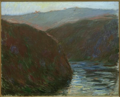 Creusen laakso, iltatehoste tekijältä Claude Monet