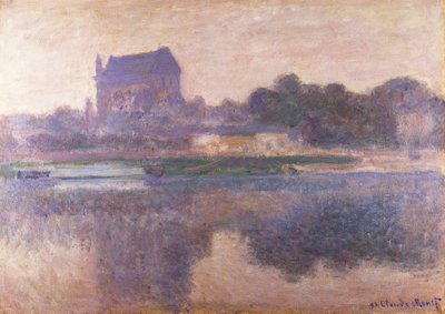 Vernonin kirkko sumussa, 1893 tekijältä Claude Monet