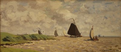 Näkymä Voorzanista, n. 1871 tekijältä Claude Monet