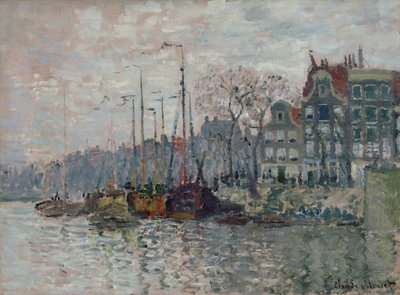 Näkymä Amsterdamista tekijältä Claude Monet