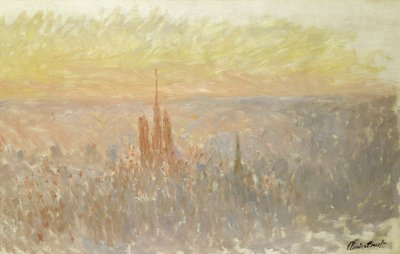 Näkymä Roueniin tekijältä Claude Monet
