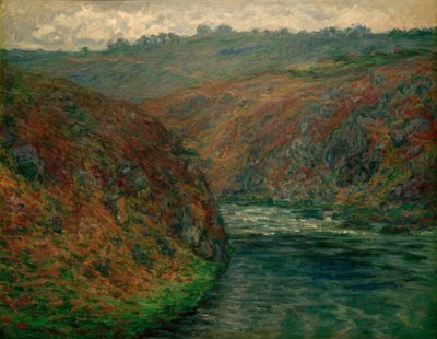 Näkymä Creuselle, pimeä sää tekijältä Claude Monet