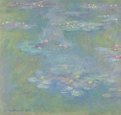 Vesi liljat; Nympheas, 1908 tekijältä Claude Monet