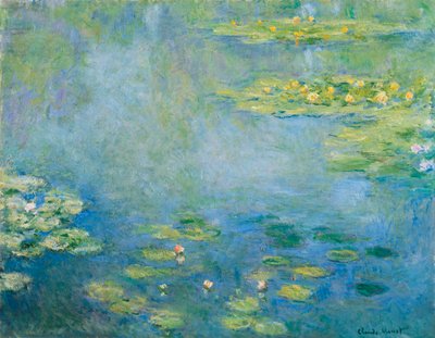 Vesililjat, n. 1906 tekijältä Claude Monet