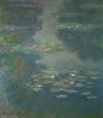Lummet, 1908 tekijältä Claude Monet