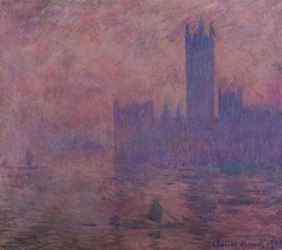 Westminsterin torni tekijältä Claude Monet