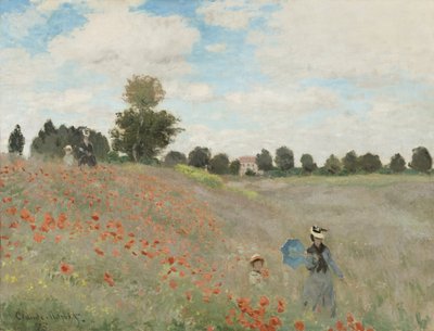 Poppy Field tekijältä Claude Monet