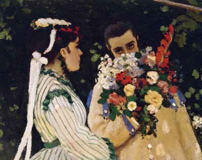 Naiset puutarhassa, kirjoittanut Claude Monet tekijältä Claude Monet