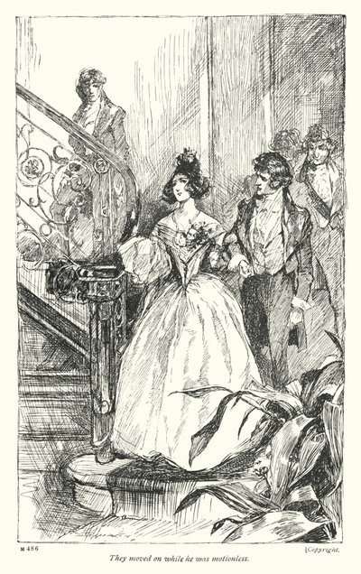 Kuvitus Disraelin Coningsbylle (litho) tekijältä Claude Shepperson