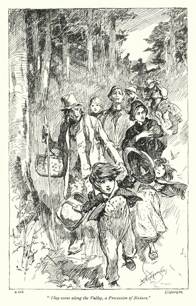 Kuvitus Disraelin Coningsbylle (litho) tekijältä Claude Shepperson