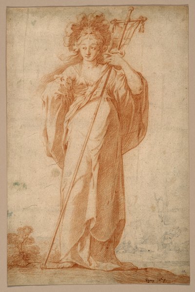Kuuman Sibyla, noin 1630 tekijältä Claude Vignon