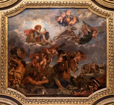 Mars vaunuillaan, joita vetivät susia tekijältä Claude the Younger Audran