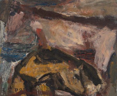 Kaksi lehmää, 1900-luku (öljy kankaalle) tekijältä Clayton S. Price