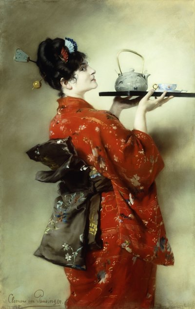 Japanilainen nainen; Japani tekijältä Clemens von Pausinger