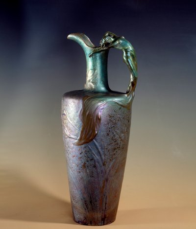 Art nouveau: Clement Massier (1845-1917) keramiikka ja metalliset kattokruunut 1893-1894 Pariisi, Musee d