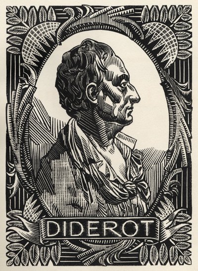 Denis Diderot (kaiverrus) tekijältä Clement Serveau