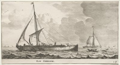 Erilaisia ​​laivoja ja näkymiä Amsterdamista (Verscheÿde Schepen en Gesichten van Amstelredam), Osa II: Kauppias tekijältä Clement de Jonghe