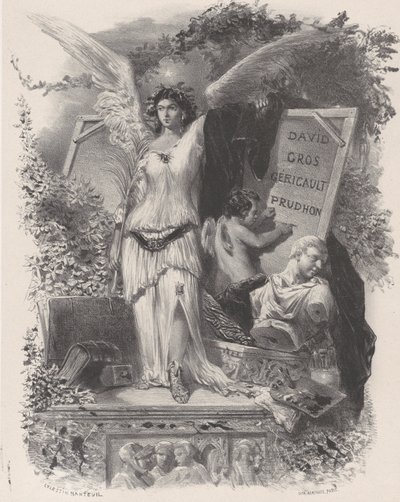 Nykytaiteilijat, n. 1847. tekijältä Célestin Nanteuil
