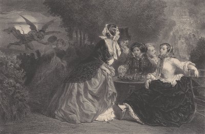 The Daughters of the Devil The Creature, n. 1848-62. tekijältä Célestin Nanteuil