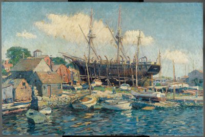 Valaslaiva merirautatiellä Fairhavenissa tekijältä Clifford Warren Ashley