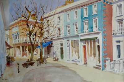 Clarendon Cross, maaliskuun aurinko, 2003 (akvarelli) tekijältä Clive Wilson