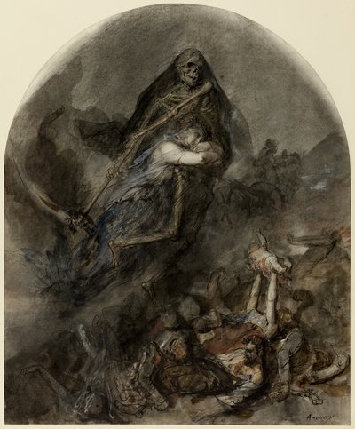 Kuoleman allegoria tekijältä Clément Auguste Andrieux