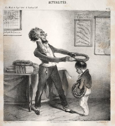 Tosiasiat: Palkintojen jako, 1841. tekijältä Clémente Pruche