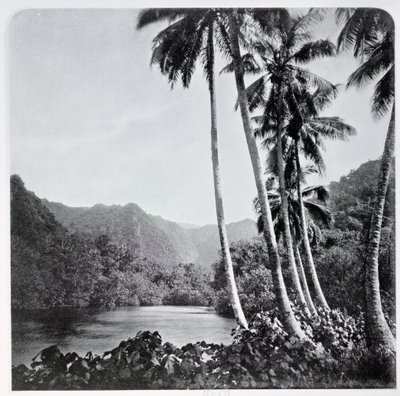 Hitiaa Lake, Tahitista, julkaistu Lontoossa, 1882 tekijältä Colonel Stuart Wortley