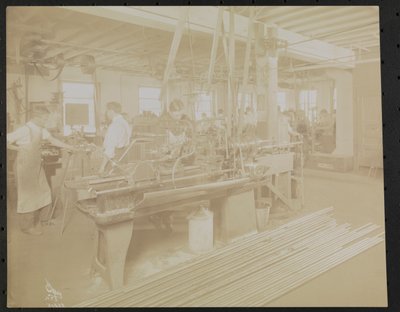 Dressler & Co. elokuvalaboratorio, jossa miehet työskentelevät tekijältä Company Byron
