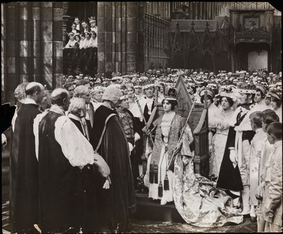 Still elokuvasta "Sixty Years a Queen", n. 1914 (b/w kuva) tekijältä Company Byron