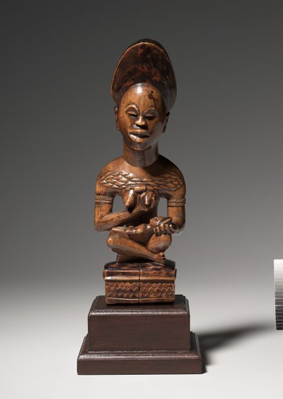 Äiti ja lapsi -hahmo, 1800-luvun puolivälistä loppupuolelle tekijältä Congolese School