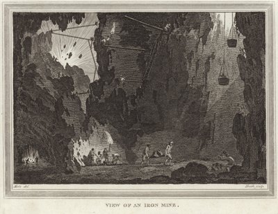 Näkymä rautakaivokselle tekijältä Conrad Martin Metz