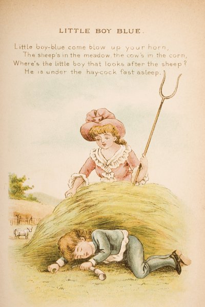 Little Boy Blue, julkaisusta "Old Mother Goose