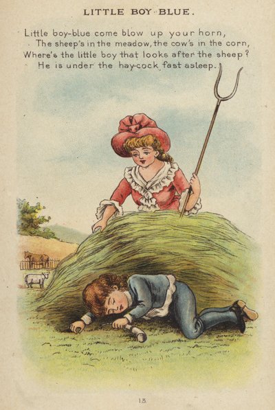 Loru: Little Boy Blue (chromolitho) tekijältä Constance Haslewood