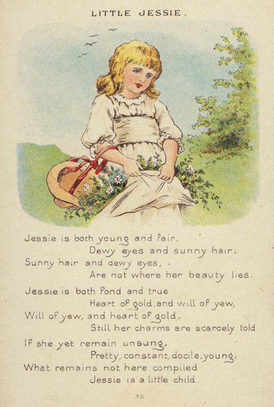 Loru: Little Jessie (chromolitho) tekijältä Constance Haslewood
