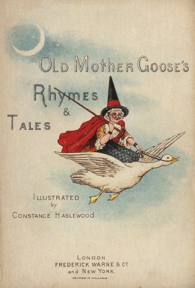 Otsikkosivun kuvitus Old Mother Goose