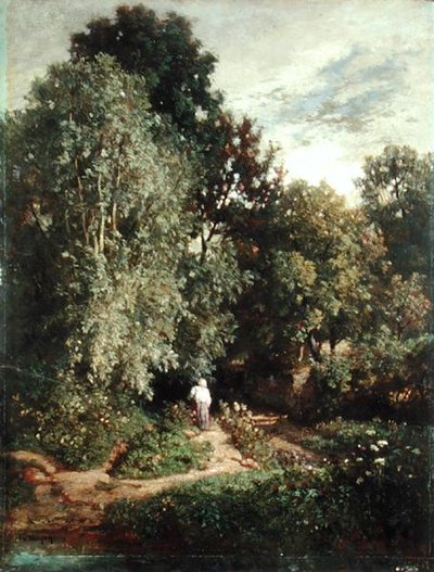 Polku pienessä metsässä, 1860-luvun alku (öljy kankaalle) tekijältä Constant Emile Troyon