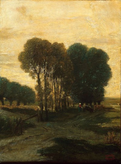 Puuryökkä, noin 1860 tekijältä Constant Emile Troyon