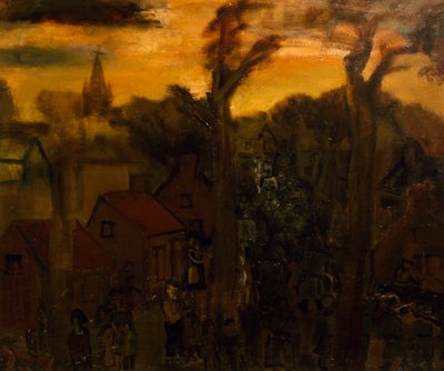Jabbeke vuonna 1940, kirjoittanut Constant Permeke (1886-1952), öljy kankaalle. Belgia, 1900-luku. tekijältä Constant Permeke