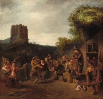 Viihtyisyyttä Innin lähellä, 1650-luvun alku. tekijältä Constantijn van Renesse