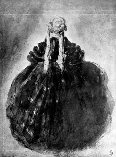 Tutkimus naisesta, 1800-luku, 1930. tekijältä Constantin Guys
