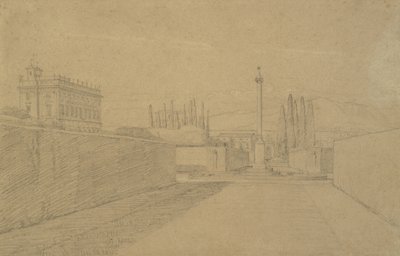 Villa Albanin puutarhassa tekijältä Constantin Hansen