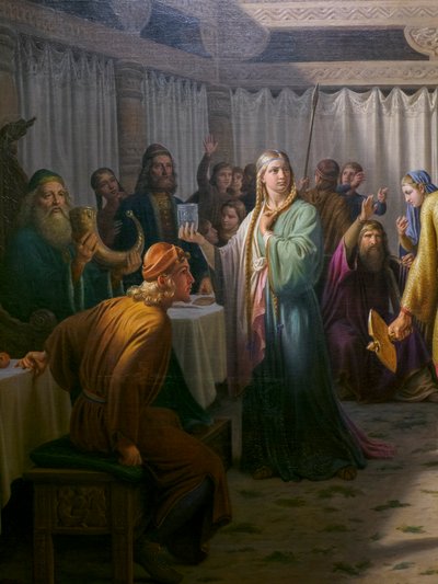 Ægirin juhla, yksityiskohta tekijältä Constantin Hansen