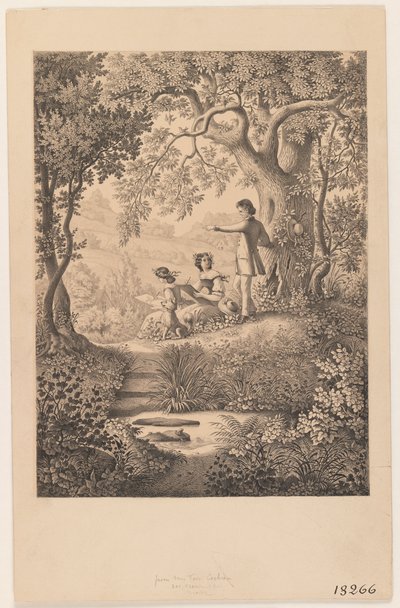Piirustustunti, 1865 (recto of 375816) tekijältä Constantine Hertzberg