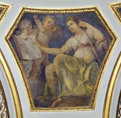 La Sapienza (neljä kardinaalihyvettä) tekijältä Constantino Brumidi
